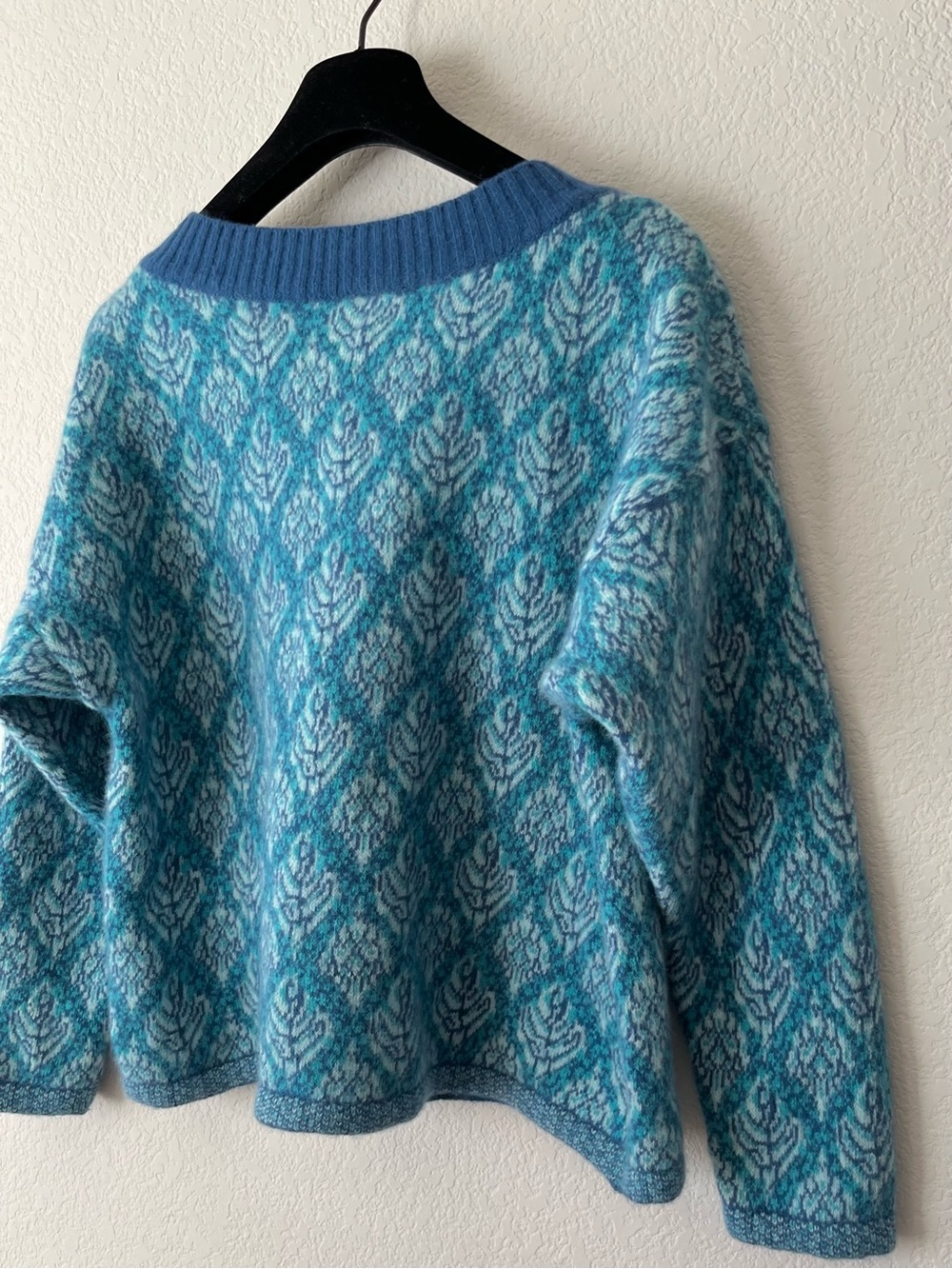 Benetton fair isle wool angora sweater made in Italy - Picture 4 of 16